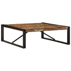 Tavolino Salotto Multicolore 100x100x35 cm Legno Recupero