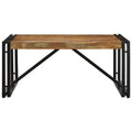 Tavolino Salotto Multicolore 80x80x35cm Legno Massello Recupero