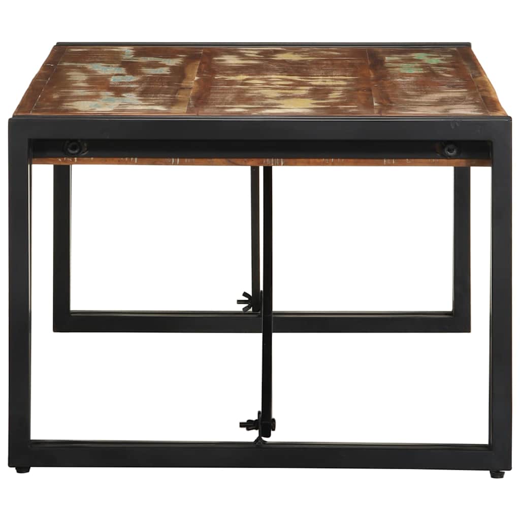 Tavolino Salotto Multicolore 100x50x35 cm Legno Recupero