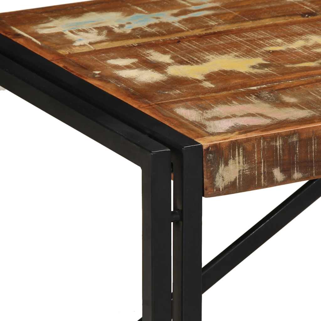 Tavolino Salotto Multicolore 100x50x35 cm Legno Recupero