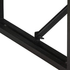 Tavolino 80x40x35 cm in Legno Massello di Mango Grezzo
