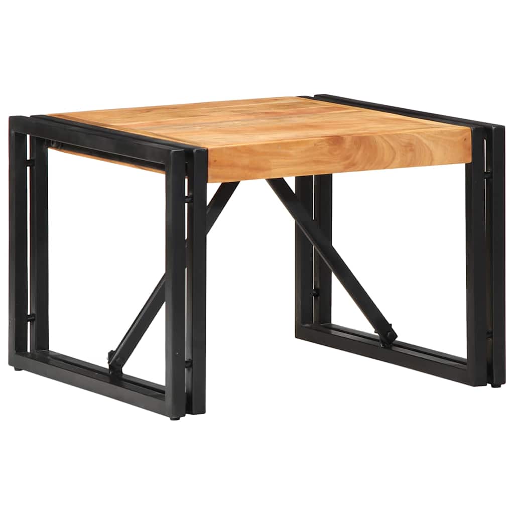 Tavolino da Caffè 50x50x35 cm Legno Massello di Acacia