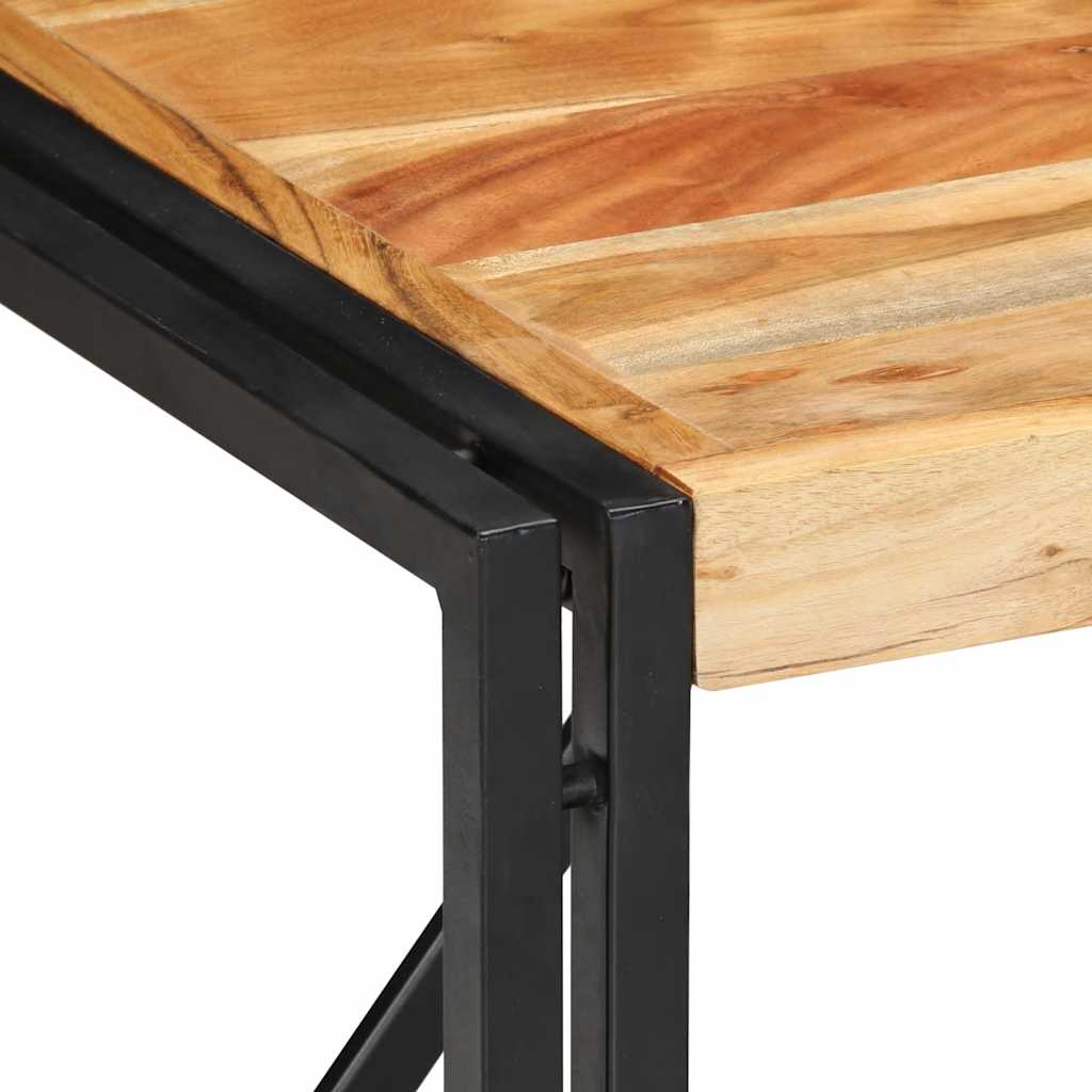 Tavolino da Caffè 50x50x35 cm Legno Massello di Acacia