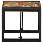 Tavolino Salotto Multicolore 40x40x35cm Legno Massello Recupero