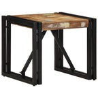 Tavolino Salotto Multicolore 40x40x35cm Legno Massello Recupero