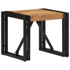 Tavolino da Salotto 40x40x35 cm in Legno Massello di Acacia