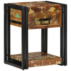 Armadio da Notte 40 x 35 x 50 cm Legno Recuperato Massello