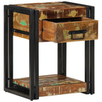 Armadio da Notte 40 x 35 x 50 cm Legno Recuperato Massello