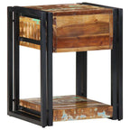 Armadio da Notte 40 x 35 x 50 cm Legno Recuperato Massello