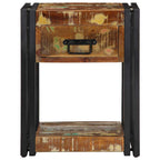 Armadio da Notte 40 x 35 x 50 cm Legno Recuperato Massello