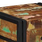 Armadio da Notte con cassetto 2 pcs Multicolore 40 x 35 x 50 cm