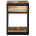 Armadio da Notte 2 pcs 40 x 35 x 50 cm Legno di Acacia Massello
