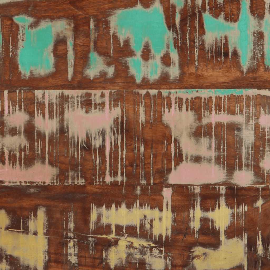 Comodino 40x40x59 cm in Legno Massello di Recupero