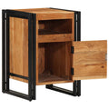 Comodino 40x40x59 cm in Legno Massello di Acacia