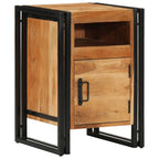 Comodino 40x40x59 cm in Legno Massello di Acacia