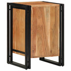 Comodino 40x40x59 cm in Legno Massello di Acacia