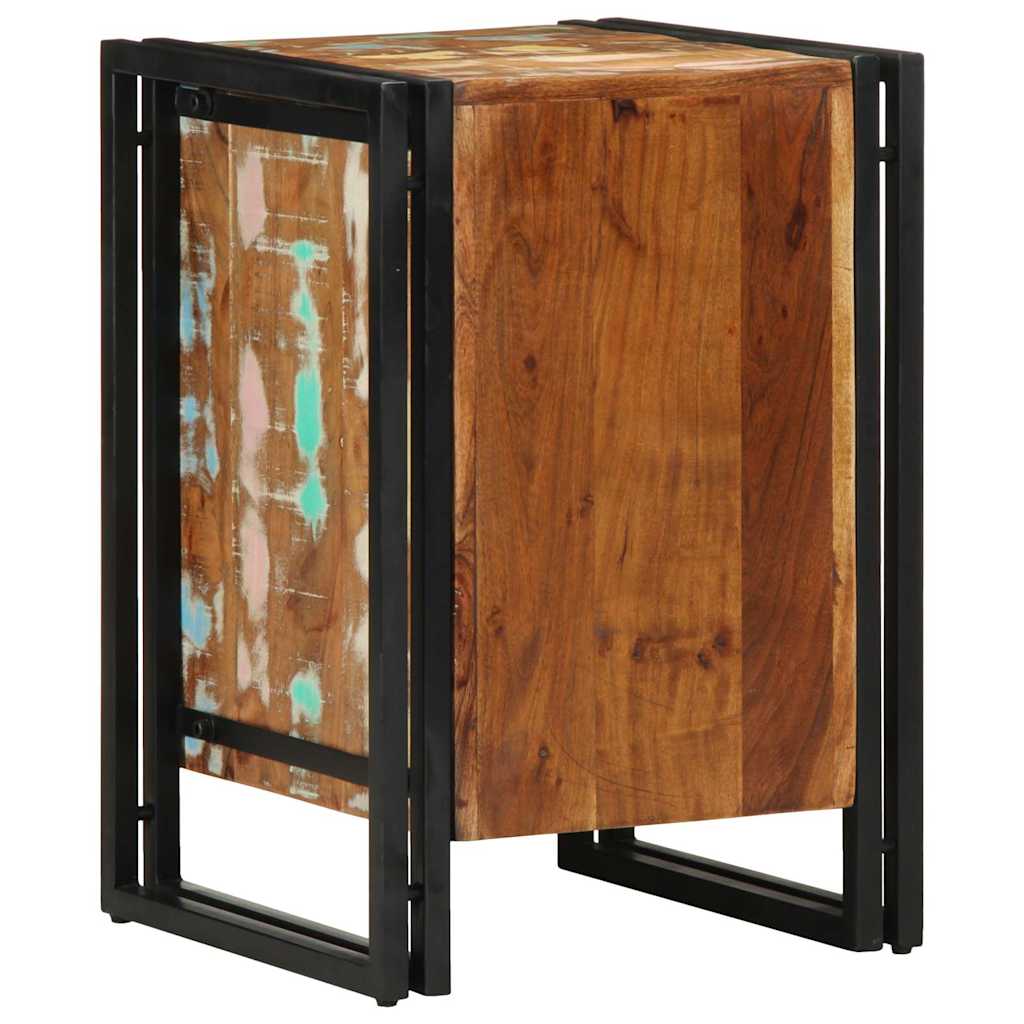 Comodino 40x40x59 cm in Legno Massello di Recupero