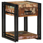 Armadio da Notte 40 x 40 x 50 cm Legno Recuperato Massello