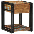 Armadio da Notte 40 x 40 x 50 cm Legno Recuperato Massello