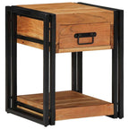 Armadio da Notte 2 pcs 40 x 40 x 50 cm Legno di Acacia Massello