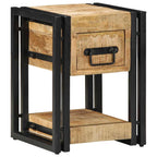 Armadio da Notte 30 x 30 x 40 cm Legno di mango massello