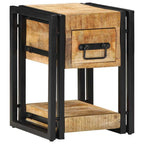 Armadio da Notte 2 pcs 30 x 30 x 40 cm Legno di mango massello