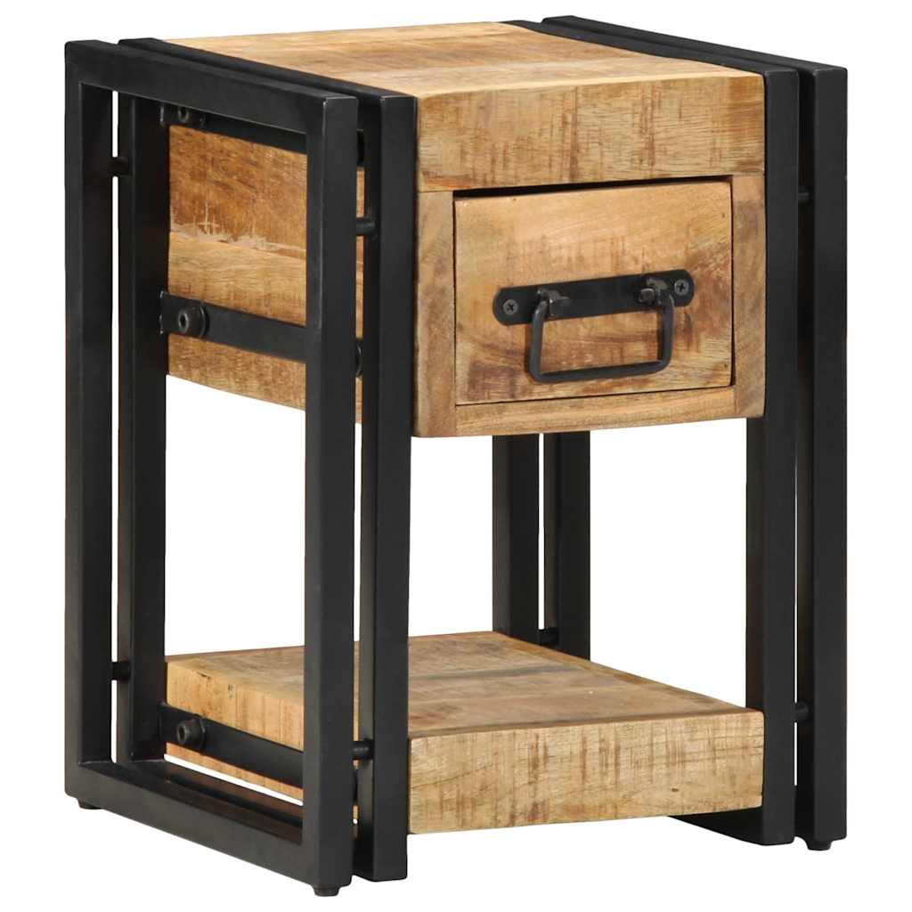 Armadio da Notte 2 pcs 30 x 30 x 40 cm Legno di mango massello