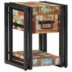 Armadio da Notte 30 x 30 x 40 cm Legno Recuperato Massello