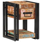Armadio da Notte con cassetto 2 pcs Multicolore 30 x 30 x 40 cm