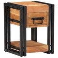 Armadio da Notte 2 pcs 30 x 30 x 40 cm Legno di Acacia Massello