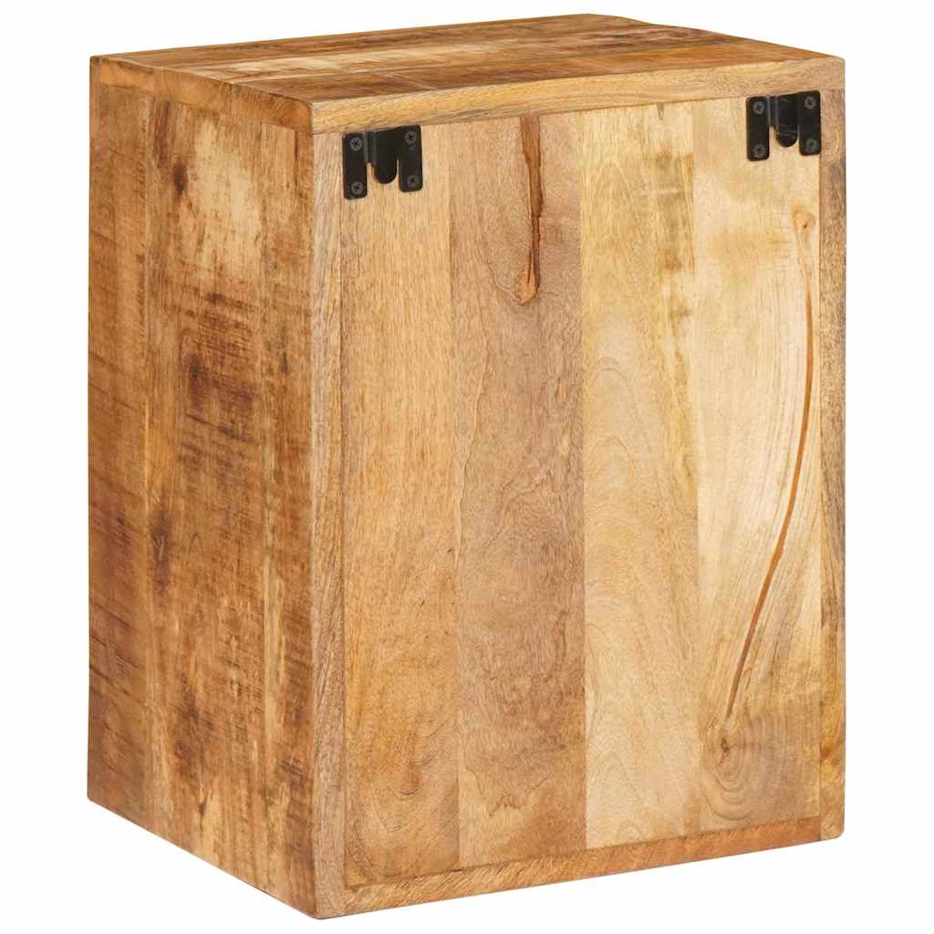Comodino 2 pcs Marrone 35 x 33 x 48 cm Legno di mango massello
