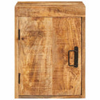 Comodino 2 pcs Marrone 35 x 33 x 48 cm Legno di mango massello
