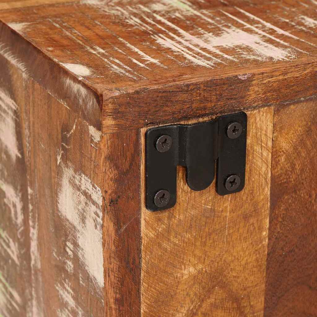 Comodino Marrone 35 x 33 x 48 cm Legno massello di recupero