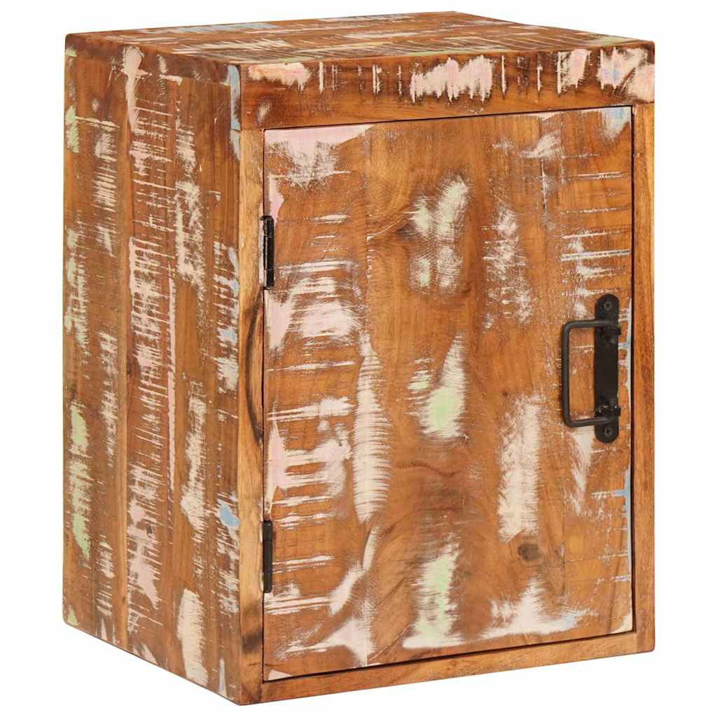 Comodino Marrone 35 x 33 x 48 cm Legno massello di recupero