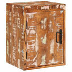 Comodino Marrone 35 x 33 x 48 cm Legno massello di recupero