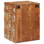 Comodino Marrone 35 x 33 x 48 cm Legno massello di recupero