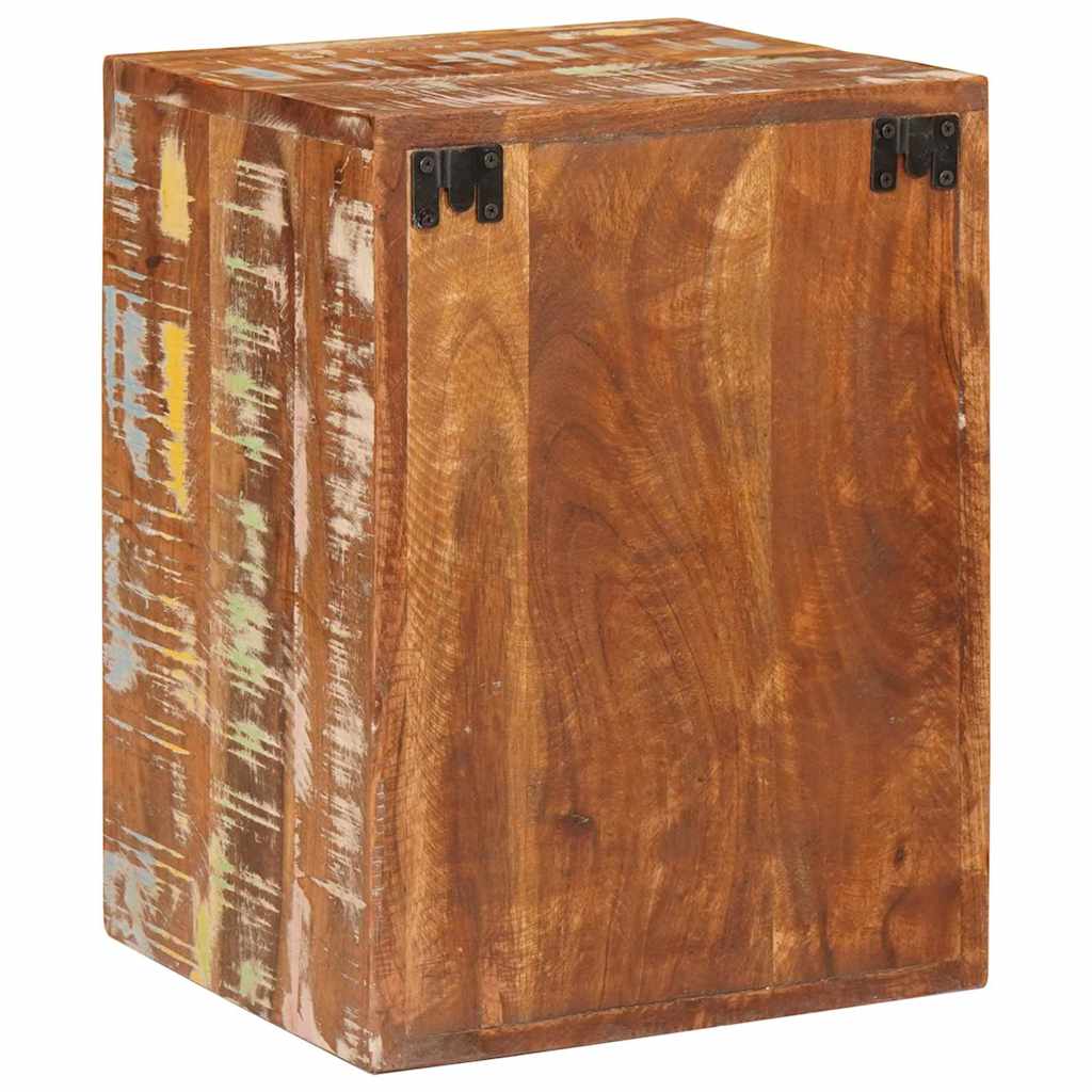 Comodino Marrone 35 x 33 x 48 cm Legno massello di recupero