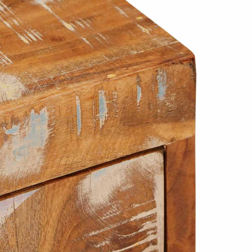 Comodino 2 pcs Marrone Legno massello di recupero