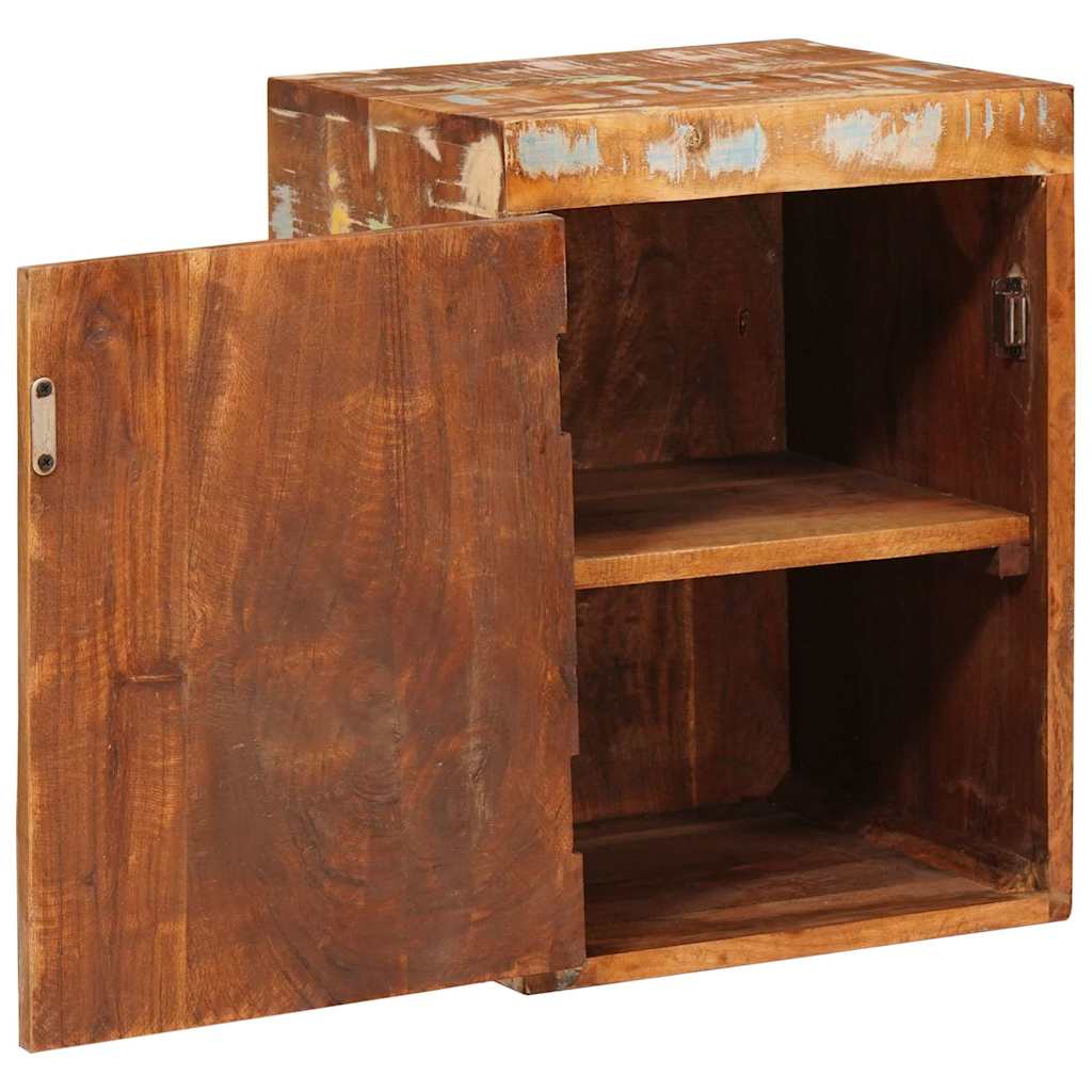 Comodino 2 pcs Marrone Legno massello di recupero