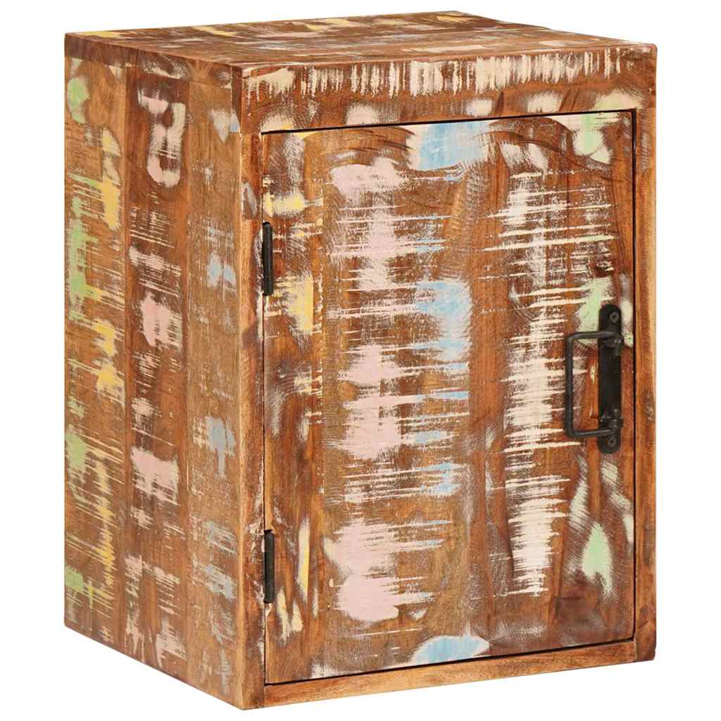 Comodino 2 pcs Marrone Legno massello di recupero