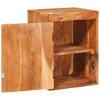 Comodino Marrone 35 x 33 x 48 cm Legno Massello di Acacia