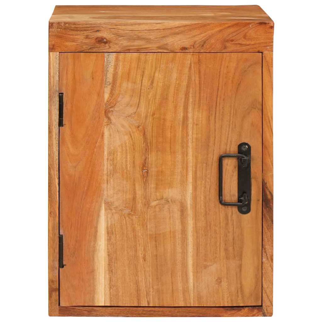 Comodino Marrone 35 x 33 x 48 cm Legno Massello di Acacia