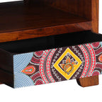 Tavolino da Salotto 90x50x40 cm in Legno Massello di Acacia
