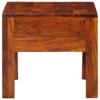 Comodino 40x40x36 cm in Legno Massello di Acacia