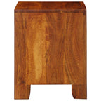 Comodini 2 pz 40x35x45 cm in Legno Massello di Acacia