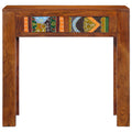 Tavolo Consolle 80x35x75 cm in Legno Massello di Acacia