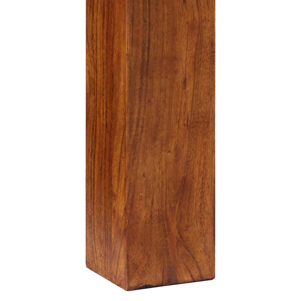 Tavolo Consolle 80x35x75 cm in Legno Massello di Acacia