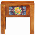 Tavolo laterale con cassetto Marrone 40 x 30 x 36 cm