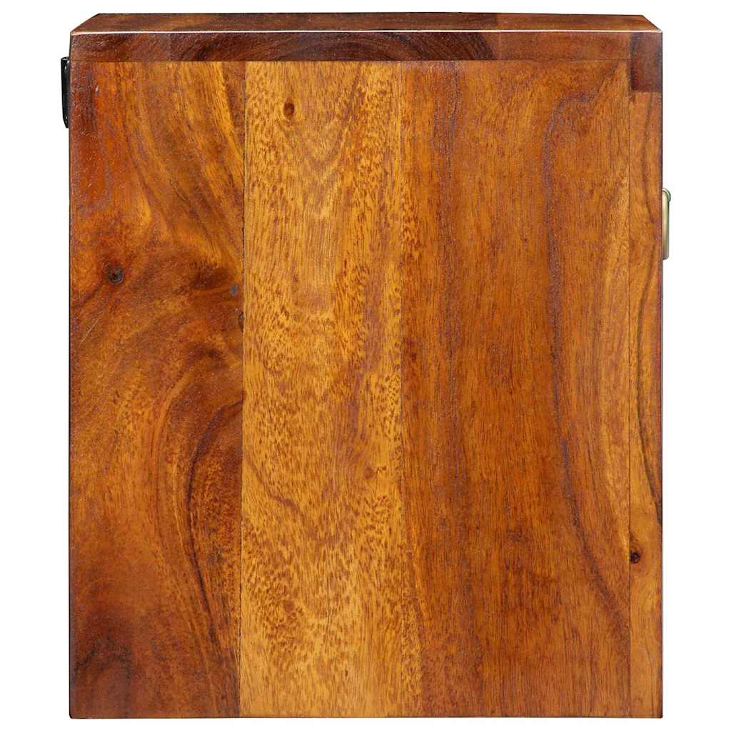 Armadio da Notte con cassetto 2 pcs Marrone 40 x 35 x 35 cm