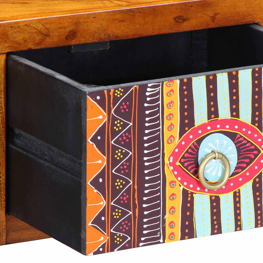Armadio da Notte con cassetto Marrone 35 x 30 x 22 cm